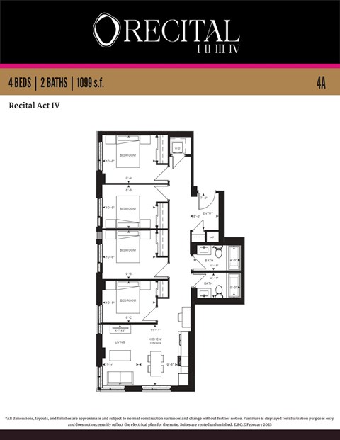 A floor plan for a building by Orecital.